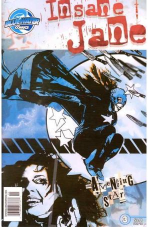 Insane Jane: Avenging Star 3 published by Bluewater with cover art by Gmb