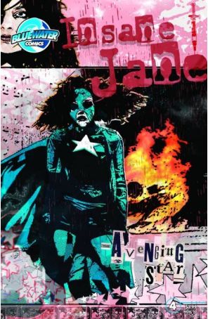 Insane Jane: Avenging Star 4 published by Bluewater with cover art by Gmb