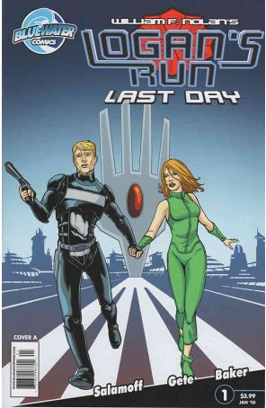Logan's Run (Bluewater) 1A published by Bluewater with cover art by Daniel Gete
