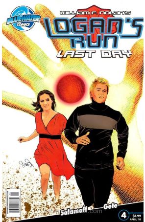 Logan's Run (Bluewater) 4B published by Bluewater with cover art by Greg Hiat