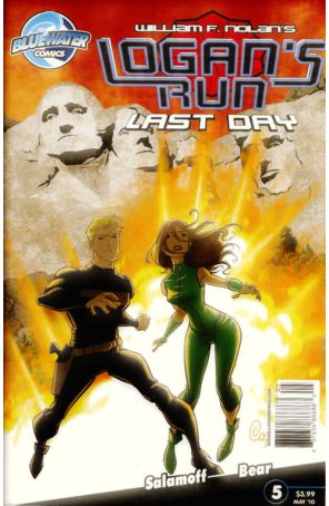 Logan's Run (Bluewater) 5B published by Bluewater with cover art by Greg Hiatt