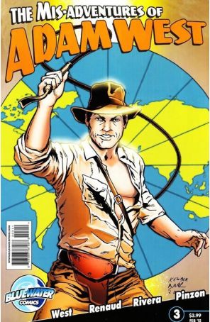 Mis-Adventures of Adam West (2nd Series) 3 published by Bluewater with cover art by Arruda Kewber