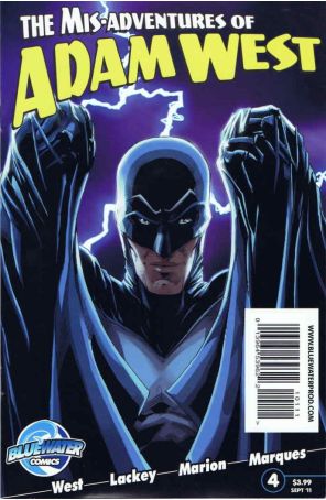 The Misadventures of Adam West 4 published by Bluewater with cover art by Russell Dauterman