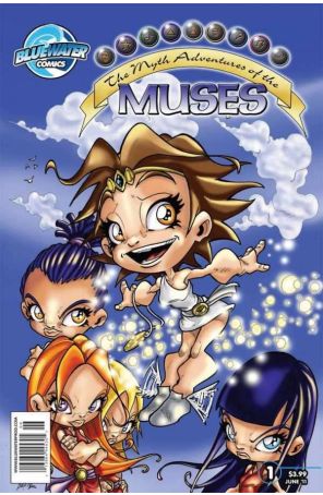 The Myth Adventures of the Muses 1 published by Bluewater with cover art by Nacho Estevez