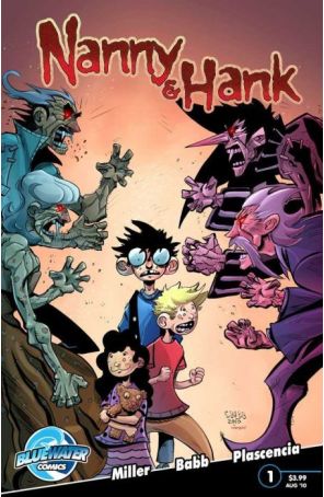 Nanny And Hank 4 published by Bluewater with cover art by Steven Babb