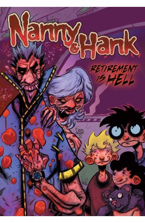 Nanny And Hank TPB 1 published by Bluewater with cover art by Steve Babb