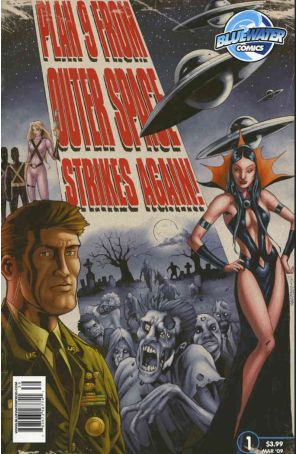 Plan 9 From Outer Space Strikes Again! 1 published by Bluewater with cover art by Nate Watson