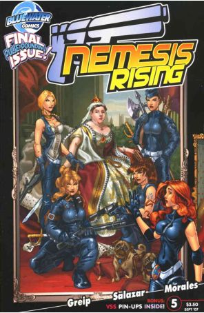 VSS: Nemesis Rising 5 published by Bluewater with cover art by Nadir Balan