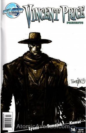 Vincent Price Presents 16 published by Bluewater with cover art by Juan Tomajok