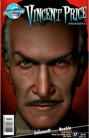 Vincent Price Presents 17 published by Bluewater with cover art by Juan Tomajok