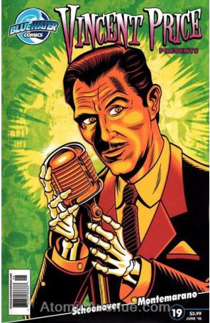 Vincent Price Presents 19 published by Bluewater with cover art by Brent Schoonover