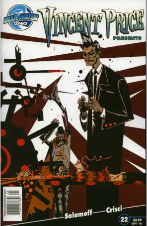 Vincent Price Presents 22 published by Bluewater with cover art by Steven Babb