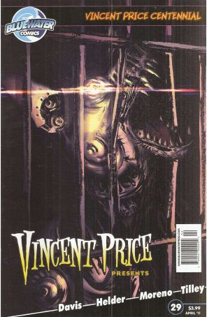 Vincent Price Presents 29 published by Bluewater with cover art by Marco Roblin