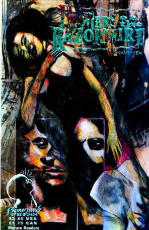 Flowers on the Razorwire 10 published by Boneyard with cover art by Sandy Spreitz