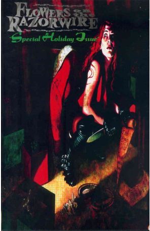 Flowers on the Razorwire 8 published by Boneyard with cover art by Greg Louden
