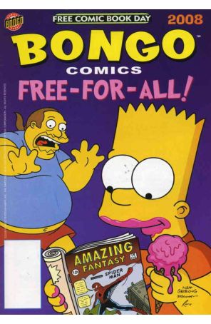 Bongo Comics Free-For-All! FCBD 2008 published by Bongo with cover art by Bill Morrison and Matt Groening