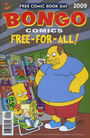 Bongo Comics Free-For-All! FCBD 2009 published by Bongo with cover art by Matt Groening