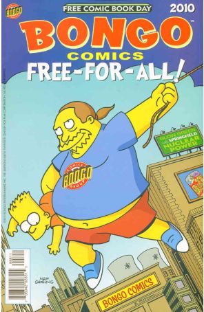 Bongo Comics Free-For-All! FCBD 2010 published by Bongo with cover art by Bill Morrison