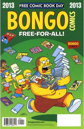 Bongo Comics Free-For-All! FCBD 2013 published by Bongo with cover art by Jason Ho