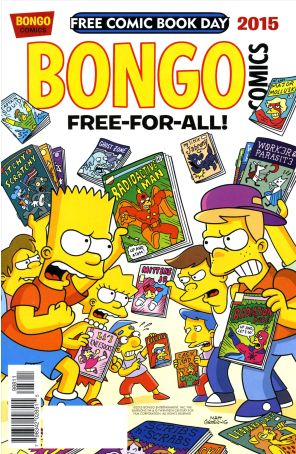 Bongo Comics Free-For-All! FCBD 2015 published by Bongo with cover art by Jason Ho