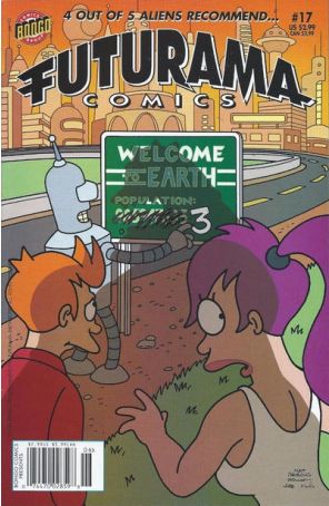Futurama (Bongo) 17 (Newsstand) published by Bongo