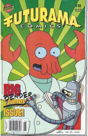 Futurama (Bongo) 20 (Newsstand) published by Bongo