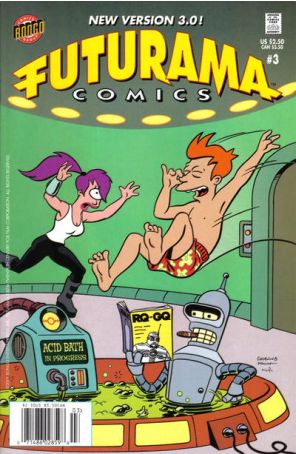 Futurama (Bongo) 3 (Newsstand) published by Bongo