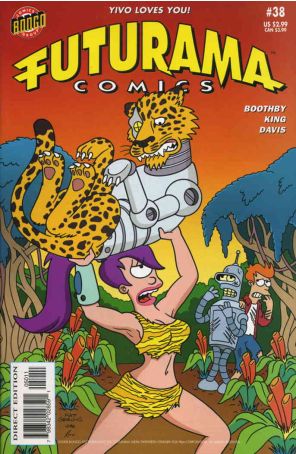 Futurama (Bongo) 38 published by Bongo with cover art by Matt Groening