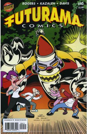 Futurama (Bongo) 40 published by Bongo with cover art by Jason Ho