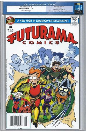 Futurama (Bongo) 8 (Newsstand) published by Bongo