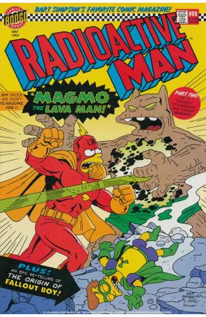 Radioactive Man 88 published by Bongo with cover art by Matt Groening and Steve Vance