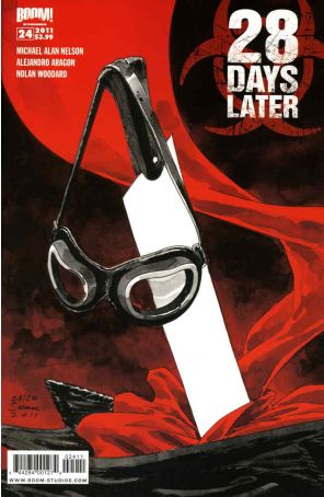 28 Days Later 24 published by Boom! with cover art by Sean Phillips