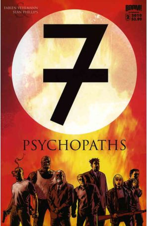 7 Psychopaths 2 published by Boom! with cover art by Sean Phillips