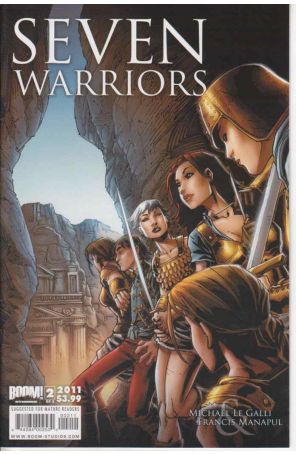 7 Warriors 2 published by Boom! with cover art by Francis Manapul