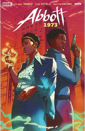 Abbott: 1973 4A published by Boom! with cover art by Taj Tenfold
