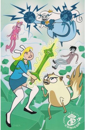Adventure Time with Fionna And Cake 1O published by Boom! with cover art by Colleen Coover