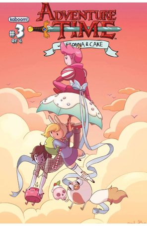 Adventure Time with Fionna And Cake 3A published by Boom! with cover art by Natasha Allegri