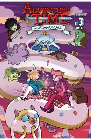 Adventure Time with Fionna And Cake 3B published by Boom! with cover art by Zack Sterling