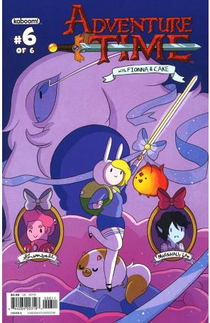 Adventure Time with Fionna And Cake 6A published by Boom! with cover art by Natasha Allegri