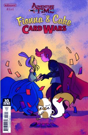 Adventure Time with Fionna and Cake Card Wars 3 published by Boom! with cover art by Jen Wang