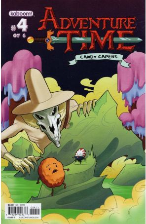 Adventure Time: Candy Capers 4B published by Boom! with cover art by Yasmin Liang