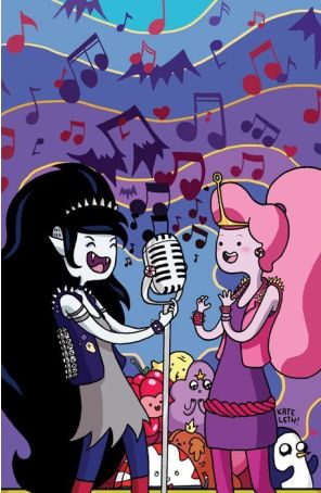 Adventure Time: Marceline and the Scream Queens 5D published by Boom! with cover art by Kate Leth
