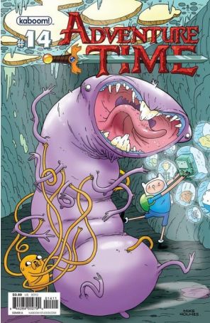 Adventure Time 14A published by Boom! with cover art by Mike Holmes