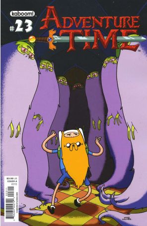 Adventure Time 23A published by Boom! with cover art by Mike Holmes