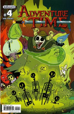 Adventure Time 4 (2nd) published by Boom! with cover art by Chris Houghton