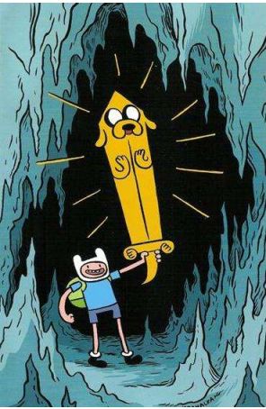 Adventure Time 5C published by Boom! with cover art by James Kochalka