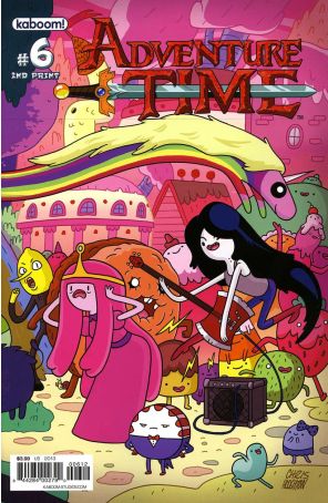 Adventure Time 6 (2nd) published by Boom! with cover art by Chris Houghton