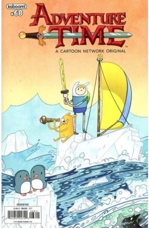 Adventure Time 68A published by Boom! with cover art by Matthew Smigiel