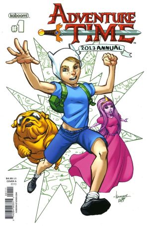 Adventure Time Annual 1A published by Boom! with cover art by Natasha Allegri