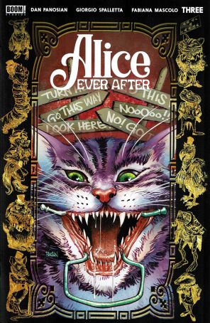 Alice Ever After 3 published by Boom! with cover art by Dan Panosian